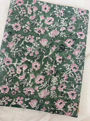 Indian Cotton Block Print Fabric by the Yard -Sewing and Quilting Fabric - Rohiyaan